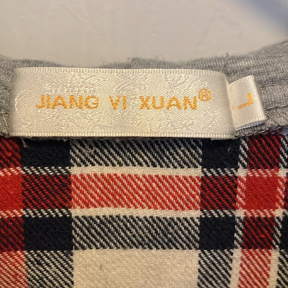 Plaid button down sweater - Picture 3 of 9